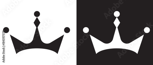 Crown icon set, collection of  vector crown design. modern and abstract crown symbol.