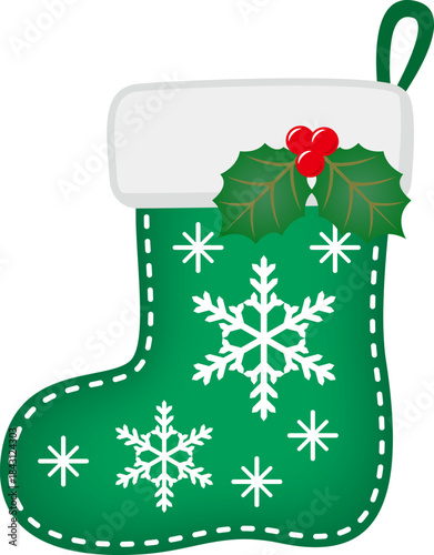クリスマスソックスのイラスト012