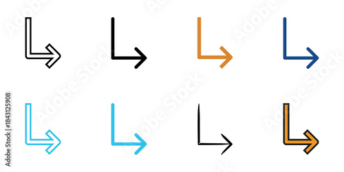 Leave icon set multiple style vector collection. Editable Stroke 
