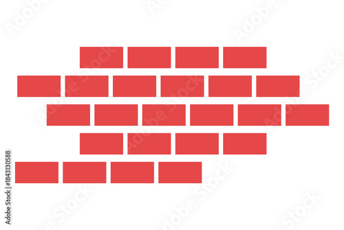 brick wall icon, brick wall background, texture, seamless pattern icon. brick for building icon.