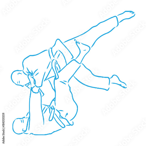 karate, karate vector sketch, karate moves