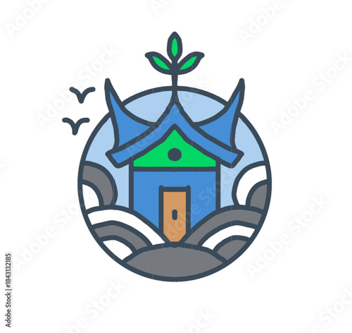 eco house icon