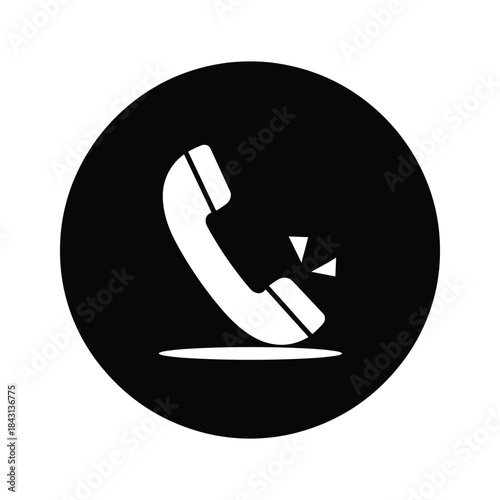 Phone icon with ringing sound