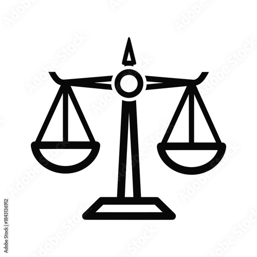 Justice scale symbolizing fairness and balance