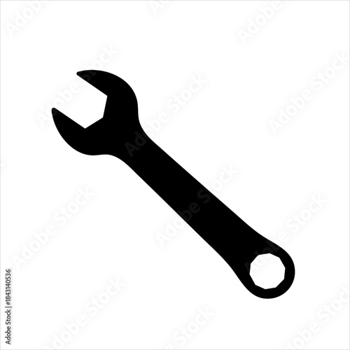 wrench isolated on white background