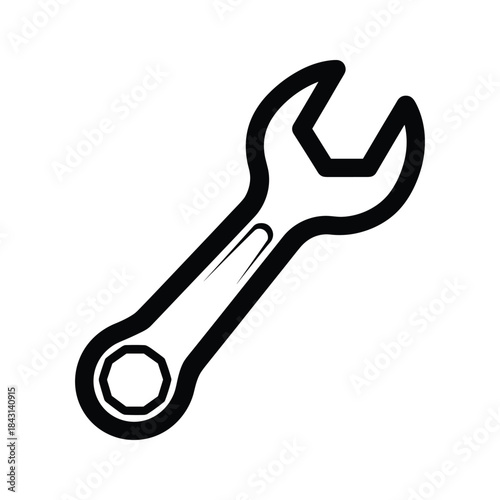 Adjustable spanner icon