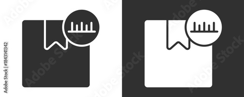 Package Size Icon Set Vector Collection Isolated In Black And White