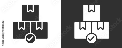 Quality Control Icon Set Vector Collection Isolated In Black And White