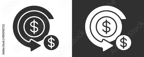 Buyback Icon Set Vector Collection Isolated In Black And White