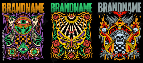 t-shirt illustration band merchandise apparel metal metalcore rock clothing