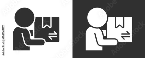 Demand Icon Set Vector Collection Isolated In Black And White
