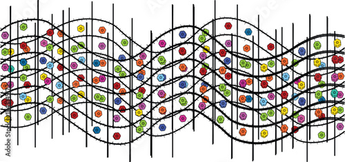 hand drawn doodle shapes collection