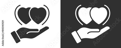 Respect Icon Set Vector Collection Isolated In Black And White