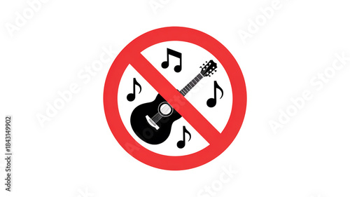 Free Download A simple warning sign design with a red circle and diagonal line (prohibited symbol) against a white background - GFXLoad