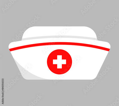 Nurse Hat Icon Vector