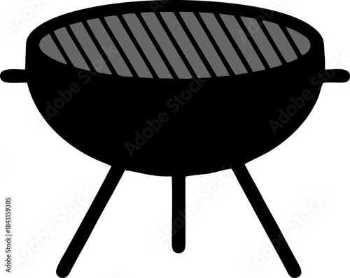 Smoking Charcoal Grill Icon
