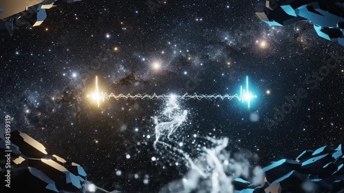 Celestial connection cosmic heartbeat echoes across space
