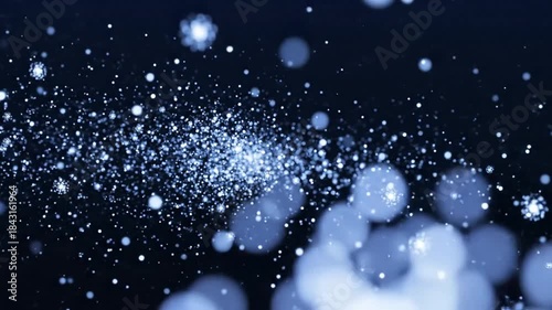 Wallpaper Mural Shimmering cosmic dust dancing against dark space Torontodigital.ca