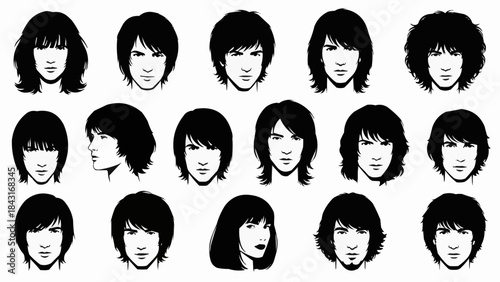 Collection of Diverse Hairstyles for Men and Women.