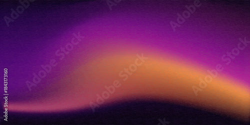 Texture gradient background featuring transitions between purple, orange and yellow with a noise grain texture. Ideal for a variety of creative design