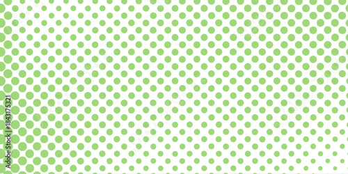 Light Green vector modern geometrical circle abstract background. Dotted texture template. Modern Geometric pattern in halftone style with gradient art concept