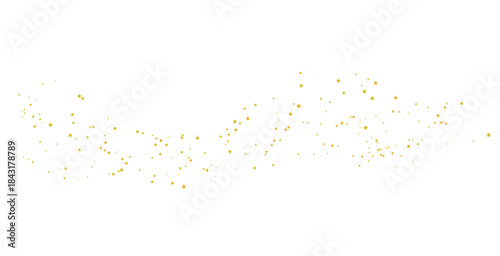 Golden Glitter Dust Swirl, Abstract Sparkle Trail. sparkle, dust, glow, light for Overlay on Transparent Background