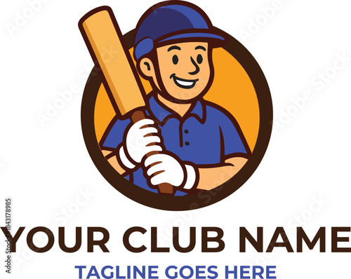 Cricket club logo