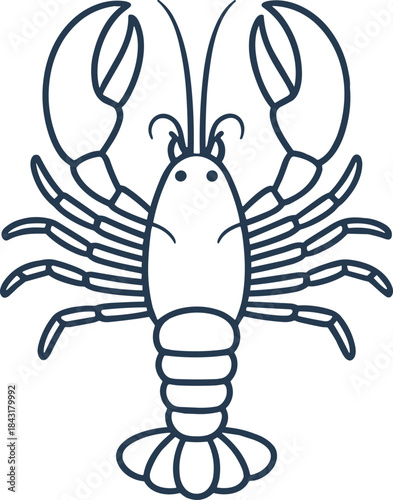 Vector illustration of cartoon sea crab and crayfish animals, with black scorpion and spider silhouettes, ideal for bug nature icons or seafood design