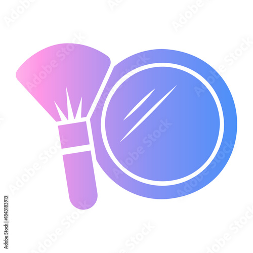beauty salon Gradient icon