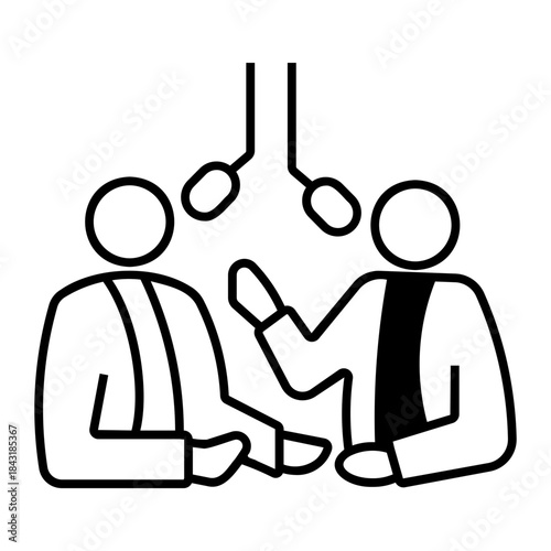 art studio Line Icon