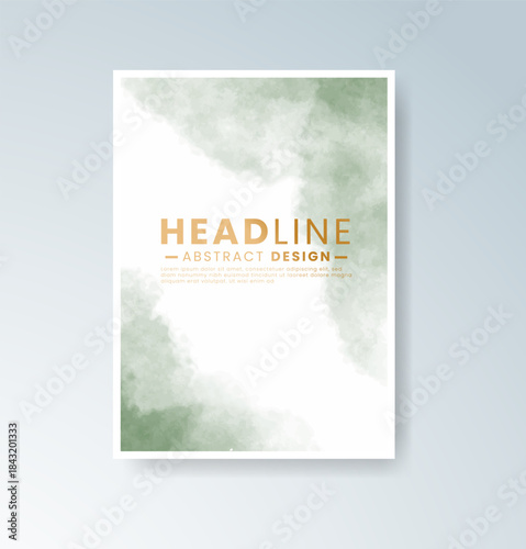 Cards with blended warm watercolor background perfect for seasonal themes.