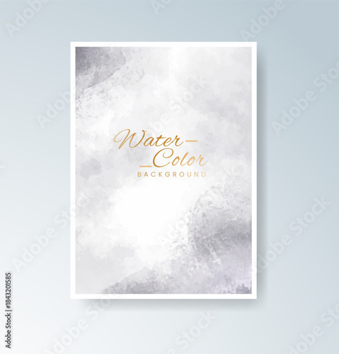Cards with blended warm watercolor background perfect for seasonal themes.