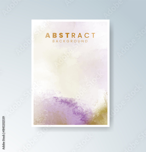 Cards with blended warm watercolor background perfect for seasonal themes.