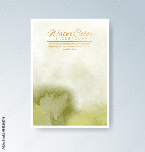 Cards with blended warm watercolor background perfect for seasonal themes.