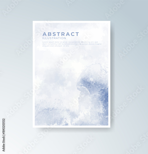 Cards with blended warm watercolor background perfect for seasonal themes.