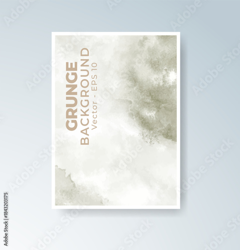 Cards with blended warm watercolor background perfect for seasonal themes.