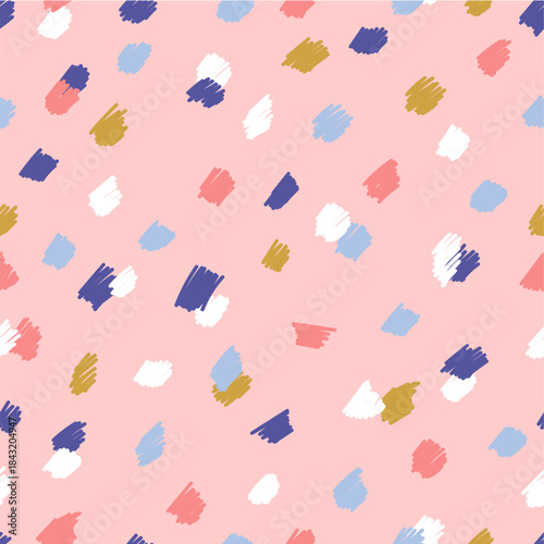 Seamless vector colorfull pattern hand drawn scrawl sketch. Vector seamless pattern scribble.