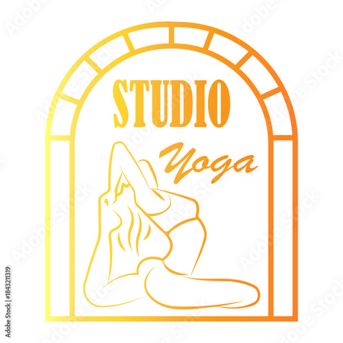 art studio Line Gradient Icon