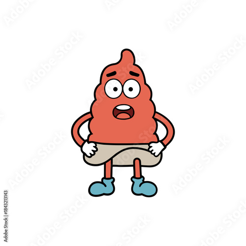 diarrhea vector art on white background 