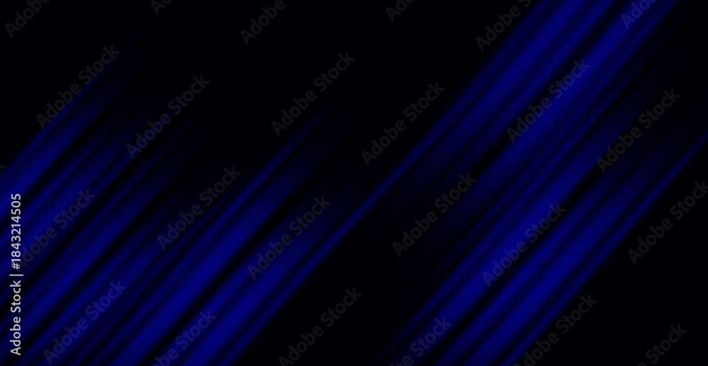 Fototapeta premium illustration of a technological abstract blue black background that combines Dot or Mesh Pattern textures, subtle gradations and soft neon lighting