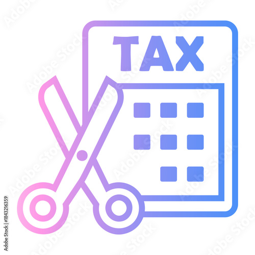 credit Line Gradient Icon