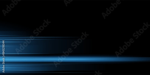 Blue and white high speed lines. Fast lines background. Dynamic motion light trails. Vector Illustration.