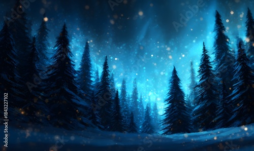 winter christmas background, generation AI 