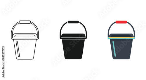 set of plastic bottles