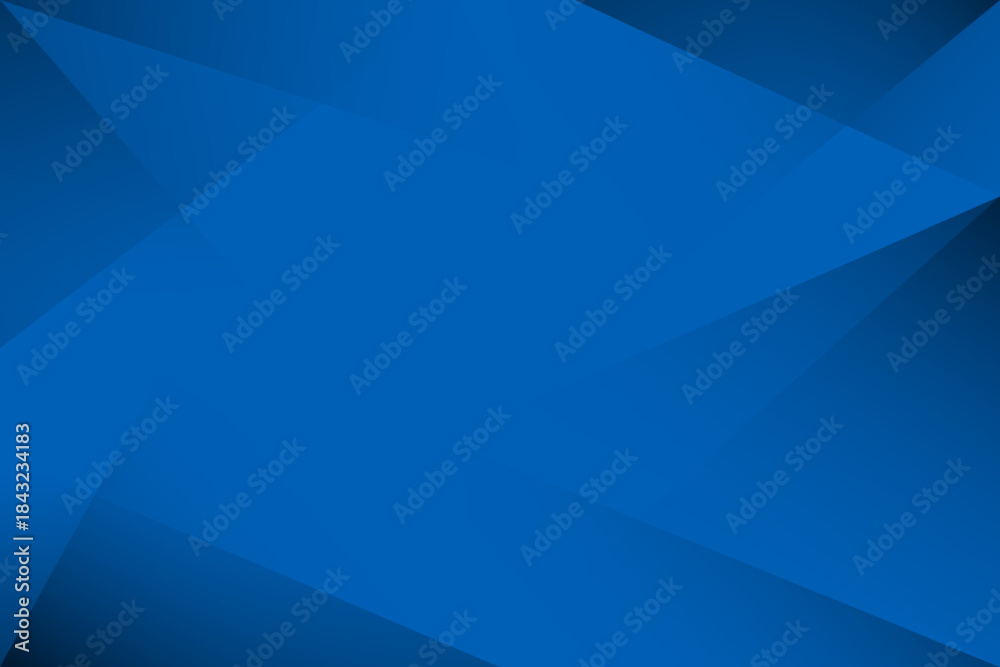 Obraz premium Blue with black shadow triangle abstract background with modern concept design. vector illustration