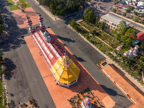 Cao Dai Holy See temple in Tay Ninh, Vietnam