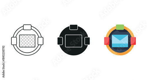 Yellow shield icon with gradient effect