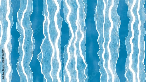 Captivating blue and white striped pattern design for modern backgrounds and textile applications.