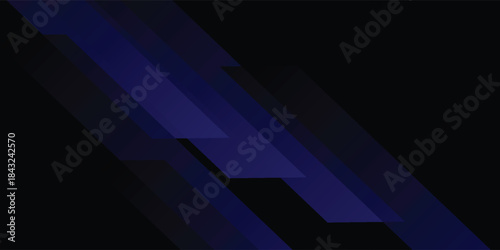 Abstract blue background with free space for text. Abstract blue and black design background with stroke and shadow effect. dark blue wallpaper with minimal geometric. modern design