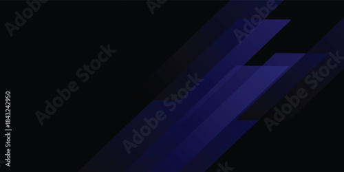 Abstract blue background with free space for text. Abstract blue and black design background with stroke and shadow effect. dark blue wallpaper with minimal geometric. vector illustration